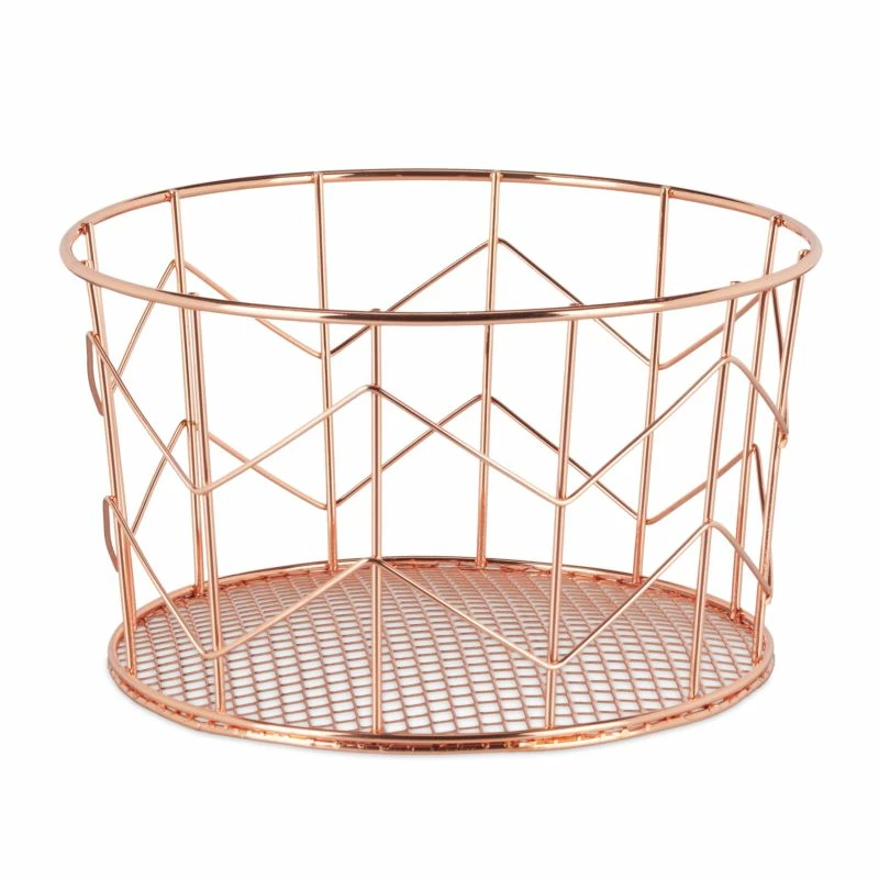 1x Corbeille Fil De Fer Blanche 9 1x Corbeille Fil De Fer Blanche – Image 7