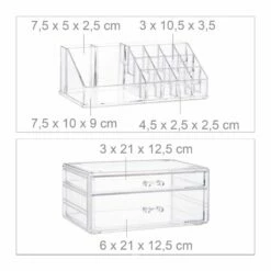 Organiseur à Maquillage Avec 2 Tiroirs -Home24 Soldes ec19be18728d4c6da17b592211ed9ffb