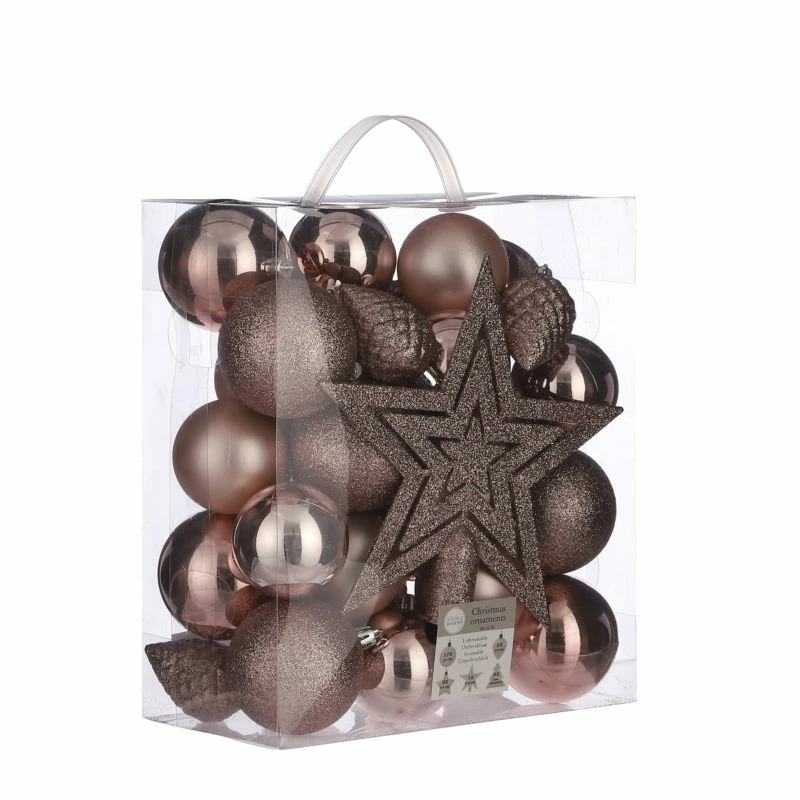 Boules De Noël En Plastique 12 Boules De Noël En Plastique – Image 10