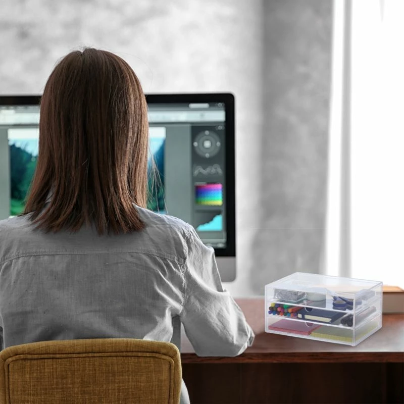 Rangement De Bureau En Acrylique 5 Rangement De Bureau En Acrylique – Image 3