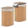 2x Paniers Linge En Bambou Ovale Nature -Home24 Soldes eed9d97fc1f1422c856c56602b3e44ab