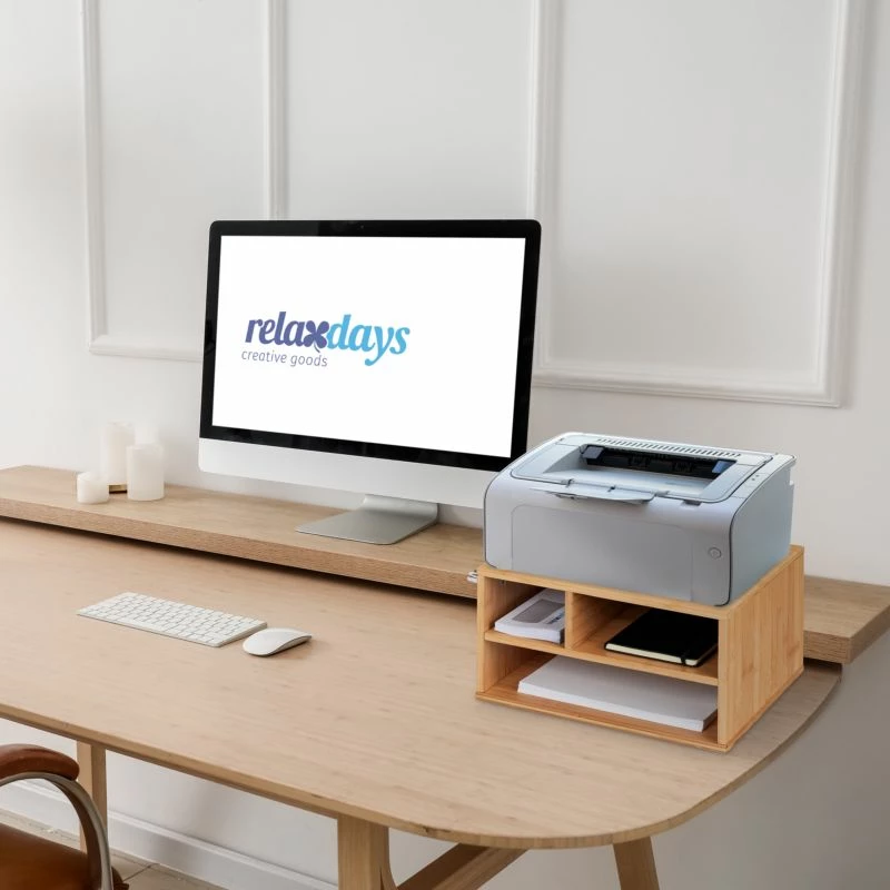 Support Imprimante En Bambou 4 Support Imprimante En Bambou – Image 2