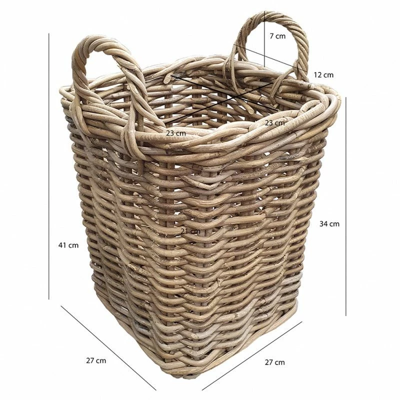 Panier Kubu Naturel Tressé H41cm PLATANO 7 Panier Kubu Naturel Tressé H41cm PLATANO – Image 5