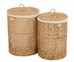 Set De 2 Panier + Couvercle Cire