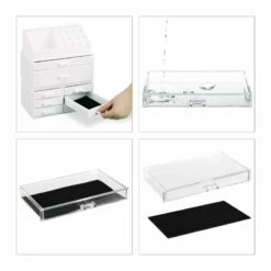 1x Organisateur Cosmétiques 4 Tiroirs -Home24 Soldes fc5b51bfab3c472ca4995e253c8591cc
