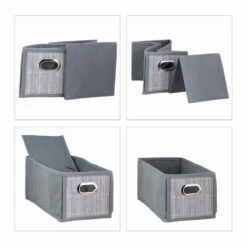 10x Paniers De Rangement Bambou étroit -Home24 Soldes fd01206b569b46088566c496e5afbb89