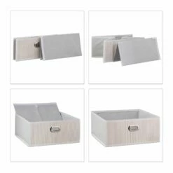 5x Paniers De Rangement En Bambou Blancs -Home24 Soldes fef6d01e26544951afc1d3fe02b27e00 2