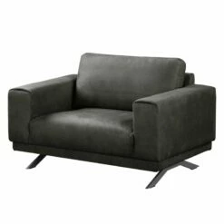 Fauteuil Ramilia 31 Fauteuil Ramilia -Home24 Soldes polstergarnitur ramilia 3 2 1 antiklederlook dunkelgrau 4882308