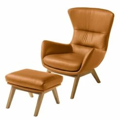 Fauteuil Hepburn I 24 Fauteuil Hepburn I -Home24 Soldes polsterhocker hepburn echtleder echtleder neka cognac 5025448