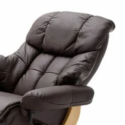 Fauteuil Relaxation Grunewald II -Home24 Soldes relaxsessel grunewald ii echtleder kunstleder braun buche 1474030