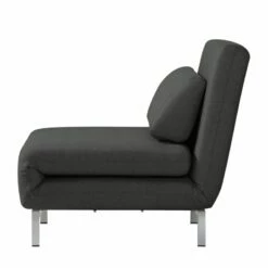 Fauteuil Convertible Copperfield Tissu -Home24 Soldes schlafsessel copperfield webstoff stoff zahira anthrazit 3943152