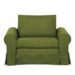 Fauteuil-lit Latina Country Avec Housse -Home24 Soldes schlafsessel couvin webstoff avocado 4104644