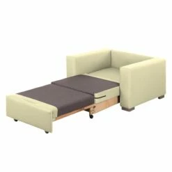 Fauteuil Convertible Latina Basic -Home24 Soldes schlafsessel lewington kunstleder creme 2595106
