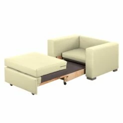 Fauteuil Convertible Latina Basic -Home24 Soldes schlafsessel lewington kunstleder creme 2595110