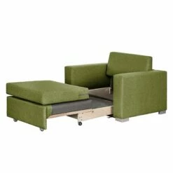 Fauteuil Convertible Latina Basic -Home24 Soldes schlafsessel lewington webstoff gruen 538640