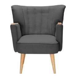 Fauteuil Bauro I -Home24 Soldes sessel bauro i filz anthrazit 4542232