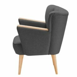 Fauteuil Bauro I -Home24 Soldes sessel bauro i filz anthrazit 4542236