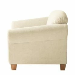 Fauteuil Cebu -Home24 Soldes sessel cebu webstoff creme 4568148