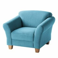Fauteuil Cebu -Home24 Soldes sessel cebu webstoff hellblau 4568284