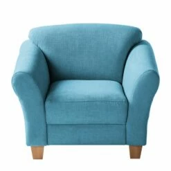 Fauteuil Cebu -Home24 Soldes sessel cebu webstoff hellblau 4568288