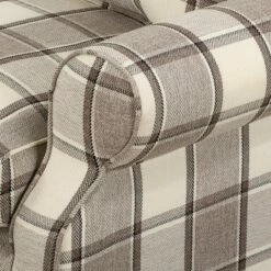 Fauteuil à Oreilles Colmar XL -Home24 Soldes sessel corteen webstoff braun beige 4283708