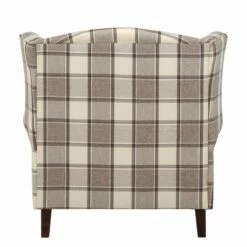 Fauteuil à Oreilles Colmar XL -Home24 Soldes sessel corteen webstoff braun beige 4283736