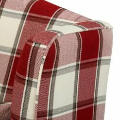 Fauteuil à Oreilles Colmar XL -Home24 Soldes sessel corteen webstoff rot beige 4283760