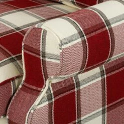 Fauteuil à Oreilles Colmar XL -Home24 Soldes sessel corteen webstoff rot beige 4283764