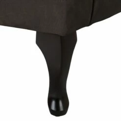 Fauteuil à Oreilles Miscol -Home24 Soldes sessel miscol antiklederlook mit hocker braungrau 4886408