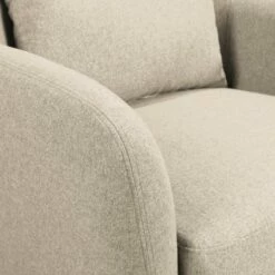 Fauteuil Ribolt -Home24 Soldes sessel ribolt mit hocker webstoff sahara 5214340