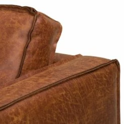 Fauteuil XL FORT DODGE -Home24 Soldes sofa fort dodge 2 sitzer antiklederlook cognac 4669876
