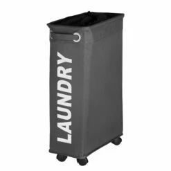 Wenko Panier à Linge Corno -Home24 Soldes waeschesammler corno grau 3034033