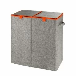 Wenko Panier à Linge Duo Filz